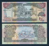 SOMALILAND █ bancnota █ 100 Shillings █ 1994 █ P-5a █ UNC █ necirculata