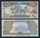 SOMALILAND █ bancnota █ 100 Shillings █ 1994 █ P-5a █ UNC █ necirculata