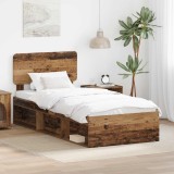 Cumpara ieftin Cadru de pat Lemn vechi 100 x 200 cm Lemn de pin masiv