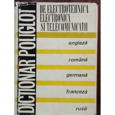 DICTIONAR POLIGLOT foto