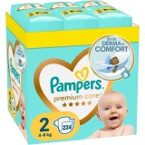 PaScutece Pampers Premium Care XXL Marimea 2, 4-8kg, 224 buc