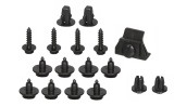 Set cleme fixare carenaj roata Toyota Auris E15 2007-2012; Avensis T27 2008-2019; Verso 2009-2013, Avensis Verso 2001-2004; 17 buc in set