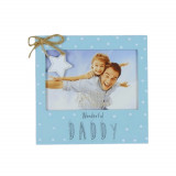 Rama foto, Celebrations Gifts, bleu, MDF, 17 x 16.5 cm, model Wonderful Daddy