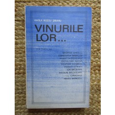 VINURILE LOR.... - VINTILA RUSSU SIRIANU CU DEDICATIE SI AUTOGRAF PENTRU ION BANUTA