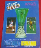 Program meci fotbal VICTORIA BUCURESTI - DYNAMO DRESDA (Cupa UEFA 28.02.1989)