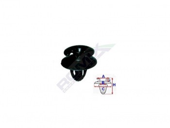 Set 10 clipsuri fixare tapiterie portiera BMW C40415 foto