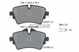 TEXTAR 2218701 Q+ set placute frana,frana disc
