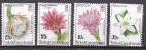 Turks Caicos 1981 flori cactusi MI 527-530 MNH, Nestampilat