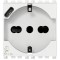 Priza universala + USB tip C 2M Vimar Arke alb 19210.USB.B