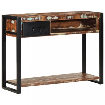 Gossi consola multicolora 100x35x75 cm lemn masiv recuperat foto