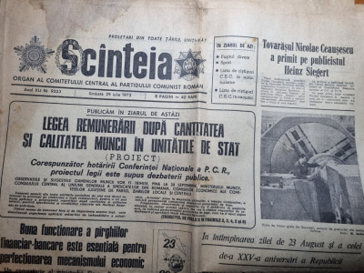 scanteia 29 iulie 1972-semifinala cupei davis la bucuresti foto