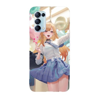 Husa compatibila cu Oppo A73 model Marin Kitagawa My dress up darling, Silicon, TPU, Viceversa foto