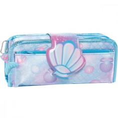Penar necessaire Fun Time 2 in 1, cu o clapa, motiv Glitzy Mermaid, Tiger Family