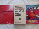 HRISTU CANDROVEANU- LITERATURA ROMANA PENTRU COPII+TEXTE LITERARE+ NUVELE=PACHET