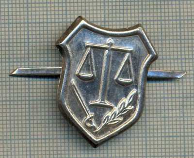 Y 1704 INSIGNA - MILITARA -SEMN DE ARMA -JUSTITIE MILITARA -PENTRU COLECTIONARI foto