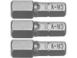 Set 3 Biti Torx 1/4'' H8X25Mm