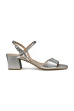 Geox sandale de piele D NEW ERAKLIA 50 culoarea argintiu, D45RNB 000KY C1007