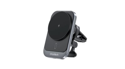 Suport auto Choetech T206-F cu &amp;icirc;ncărcător inductiv p&amp;acirc;nă la 15W - negru foto