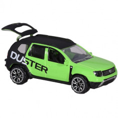 Masina Majorette Dacia Duster Negru cu Verde foto
