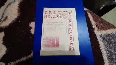program CFR Timisoara - FCM Baia Mare foto