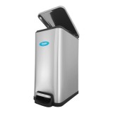 Cumpara ieftin Cos gunoi inox deptunghiular, 10L, cu soft close