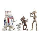 Star Wars: The Mandalorian Black Series Set 4 figurine articulate R5-D4, BD-72 &amp; Pit Droids