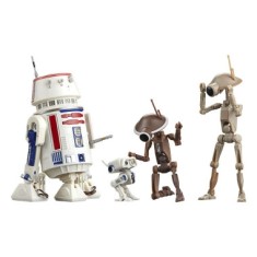 Star Wars: The Mandalorian Black Series Set 4 figurine articulate R5-D4, BD-72 &amp; Pit Droids