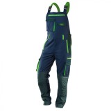 Salopeta de lucru PREMIUM, 62% bumbac, 35% poliester, 3% elastan, marimea L 81-246-L