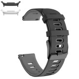 Curea din silicon compatibila cu Samsung Galaxy Watch9 44mm/40mm, Samsung Galaxy Watch 8 44mm/40mm, Sable Black