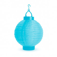 Lampion cu LED - Albastru - 20 cm