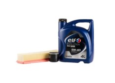 Pachet revizie schimb ulei Dacia Logan / Sandero 1.2 benzina, ulei Elf 5w40