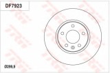 Disc frana OPEL ASTRA J Limuzina (2012 - 2016) TRW DF7923