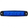 Lampa Laterala LED Albastra 24V, 6 LED-uri SMD, Universala Camioane, Remorci, Utilitare - 9.5cm