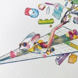 Felicitare - Soricel Aventurier | Ana-Maria Galeteanu Ilustrator