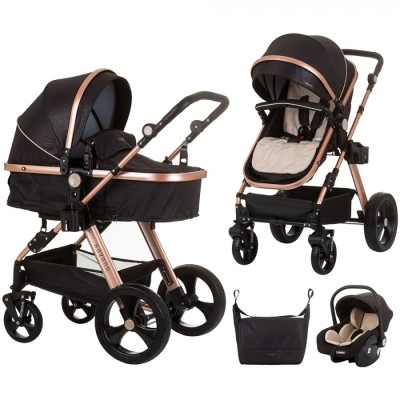 Carucior Chipolino Havana 3 in 1 obsidian gold foto