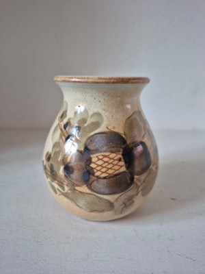 Vaza ceramica vintage Franta Provence, 10cm inaltie foto