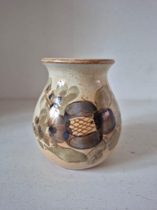 Vaza ceramica vintage Franta Provence, 10cm inaltie