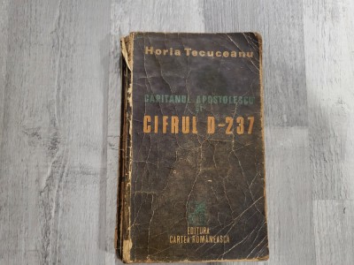 Capitanul Apostolescu si cifrul D-237 de Horia Tecuceanu foto
