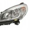 Far Fiat Doblo (263), 01.2015-, partea Stanga, electric, cu motoras, tip bec H7+H7, cu lumini de zi, Depo