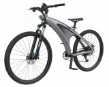 Cumpara ieftin Bicicleta electrica iSEN Q5 Gri, 650W, Roata 27.5 , 9 viteze Shimano, Rulare full electric sau asistata, 45km h, Baterie detasabila, IPX4