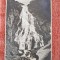 Fotografie tip carte postala, cascada Urlatoarea Balei, Fagaras, perioada interbelica