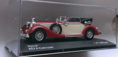 Macheta Horch 853A Cabriolet 1937 - Whitebox 1/43 foto