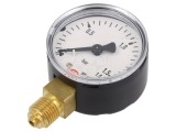 Manometru 50mm 0-1.6 bar PNEUMAT G1/4 Clasa 1.6 Conexiune Inferioara