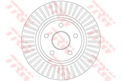 Disc frana JEEP GRAND CHEROKEE II (WJ, WG) (1998 - 2005) TRW DF6251 foto
