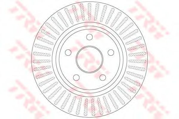 Disc frana JEEP GRAND CHEROKEE II (WJ, WG) (1998 - 2005) TRW DF6251