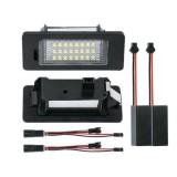 Set Lampi LED numar Audi A1 A6 C7 A7 TT Volkswagen VW Golf 6 Passat B7 Polo 4D Jetta MK6 Touran Touareg Canbus