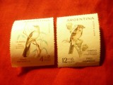 Serie Argentina - 1962 - Pasari , 2 valori, Nestampilat