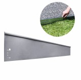Bucată &Icirc;nchidere Bordură Gazon Metal 18,5x113cm Alu-Zinc Durabilă