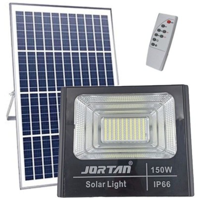 Proiector cu panou solar 150W si telecomanda, Jortan JT-BJ150W-TZ foto