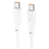 Cablu Hoco X93, USB Type-C la USB Type-C, Incarcare Rapida 100W, 1m, Alb